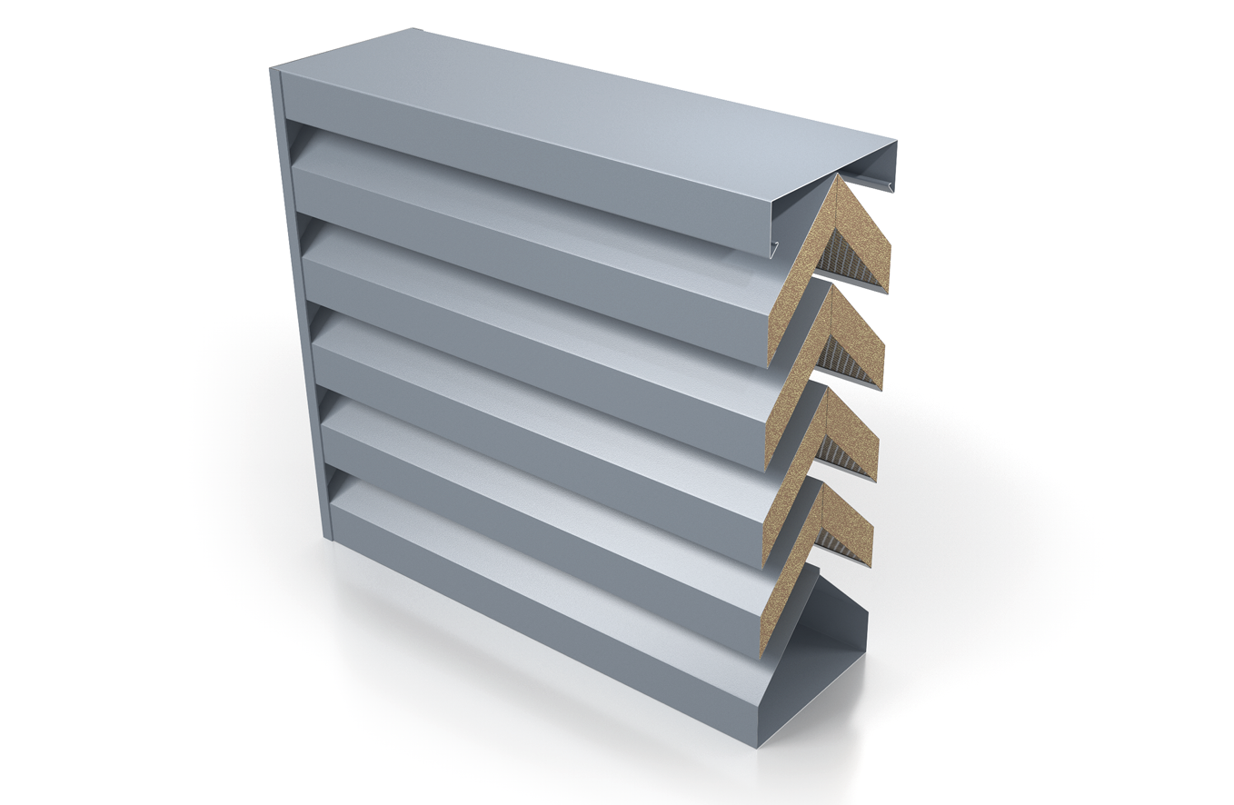 A-300C Acoustic Louvre | Construction Specialties